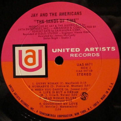 Jay & The Americans : Sands Of Time (LP, Album, Gat)