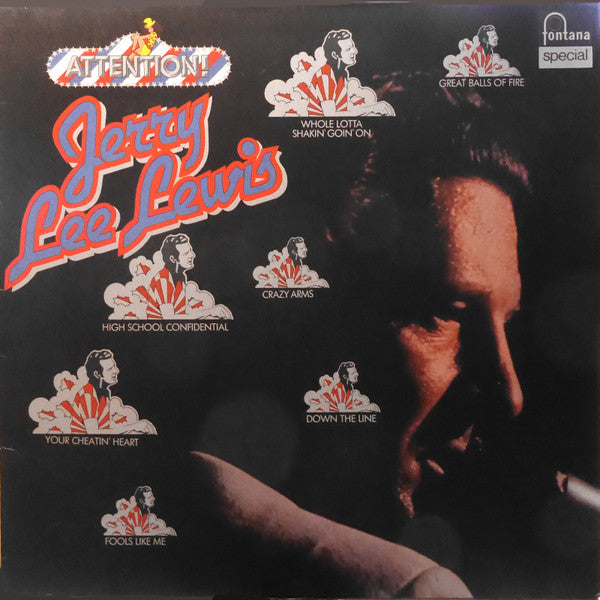 Jerry Lee Lewis : Attention! Jerry Lee Lewis (LP, Album, RE)