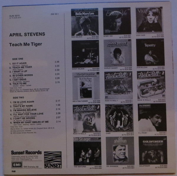 April Stevens : Teach Me Tiger (LP, Album)