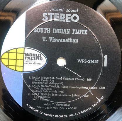 Tanjore Viswanathan : South Indian Flute (LP, Album, All)