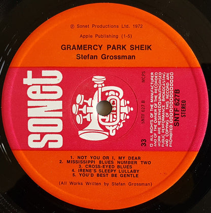 Stefan Grossman : The Gramercy Park Sheik (LP, Album, RE)