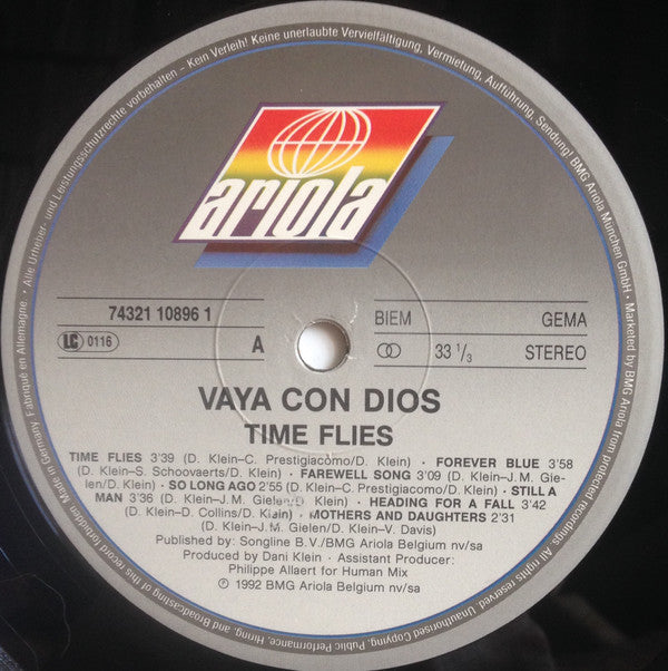 Vaya Con Dios : Time Flies (LP, Album)