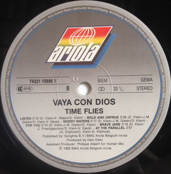 Vaya Con Dios : Time Flies (LP, Album)