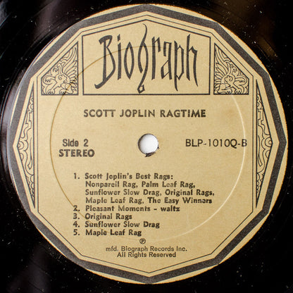 Scott Joplin : Ragtime Vol. 3 (LP)