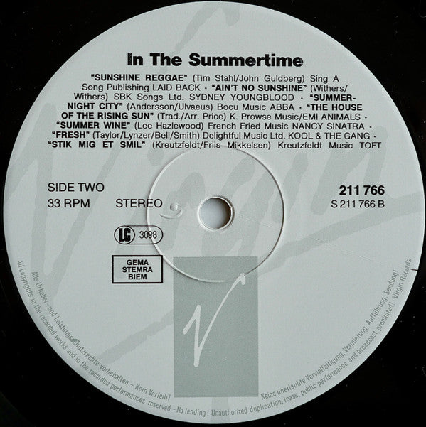 Various : In The Summertime (LP, Comp)