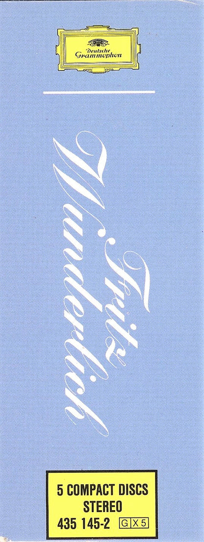 Fritz Wunderlich : Fritz Wunderlich Singt Arien Und Lieder (5xCD, Comp, RE + Box, RP)