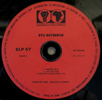 Syli Authentic : Dans L'Arène (LP, Album)