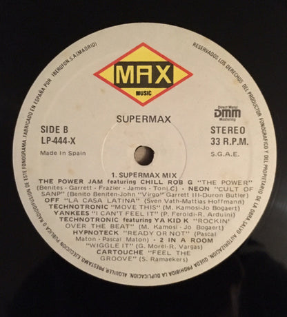 Various : Supermax (LP, Mixed)