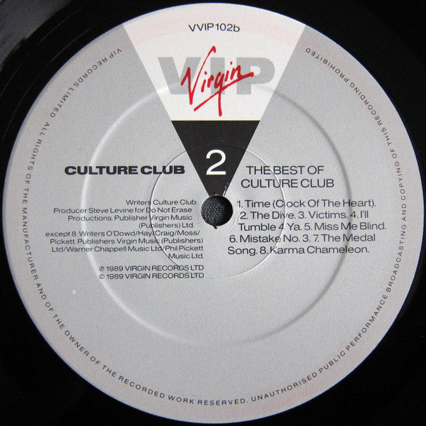 Culture Club : The Best Of Culture Club (LP, Comp)
