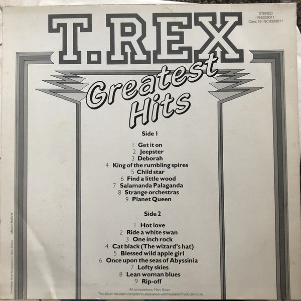 T. Rex : Greatest Hits (LP, Comp)