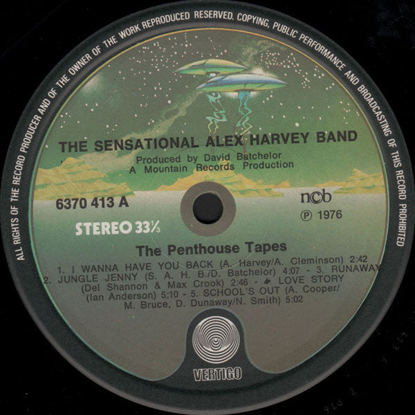 The Sensational Alex Harvey Band : The Penthouse Tapes (LP, Album)