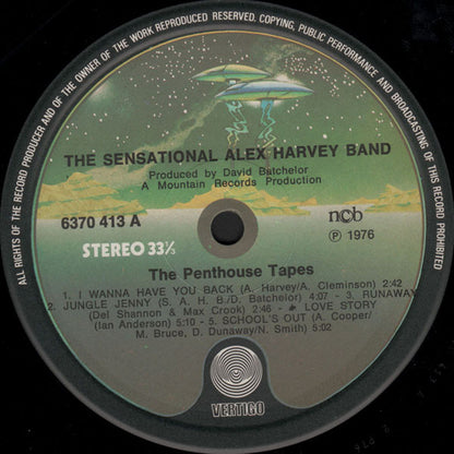 The Sensational Alex Harvey Band : The Penthouse Tapes (LP, Album)