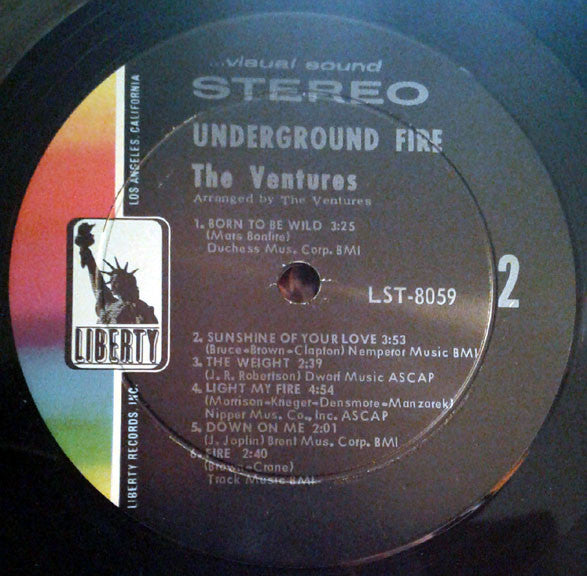 The Ventures : Underground Fire (LP, Album)