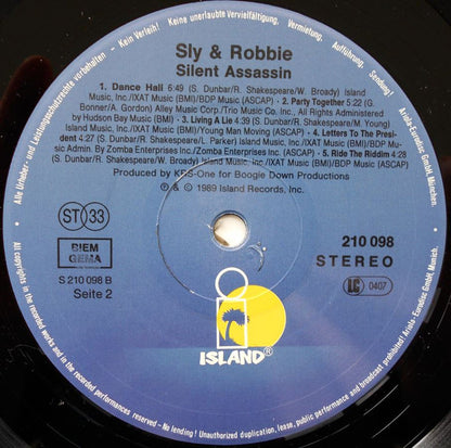 Sly & Robbie : Silent Assassin (LP, Album)