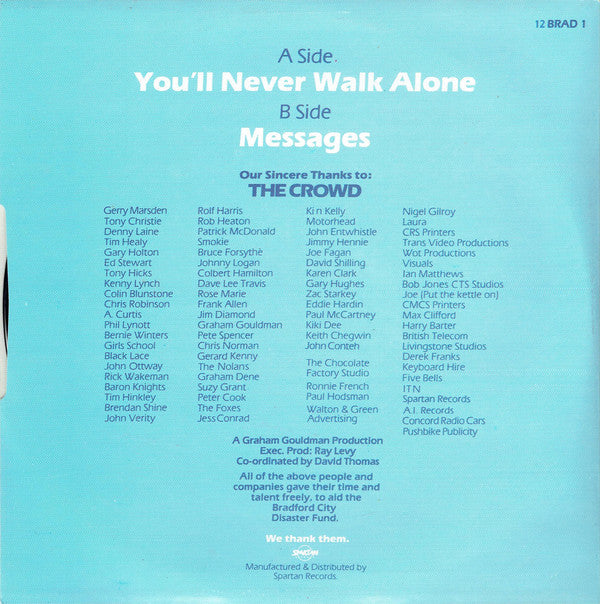 The Crowd (2) : You'll Never Walk Alone (Extended Version) (12", Single)