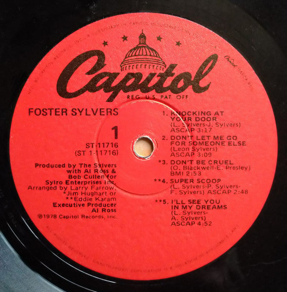 Foster Sylvers : Foster Sylvers (LP, Album)