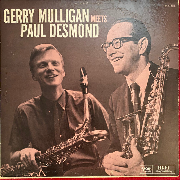 Gerry Mulligan Meets Paul Desmond : Gerry Mulligan Meets Paul Desmond (LP, Album, Mono, RE)