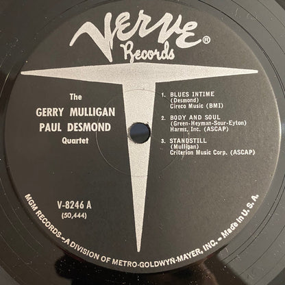 Gerry Mulligan Meets Paul Desmond : Gerry Mulligan Meets Paul Desmond (LP, Album, Mono, RE)