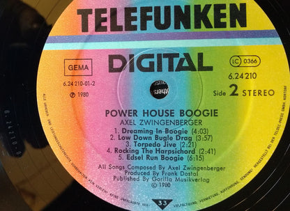 Axel Zwingenberger Feat. Roy Dyke : Power House Boogie (LP)