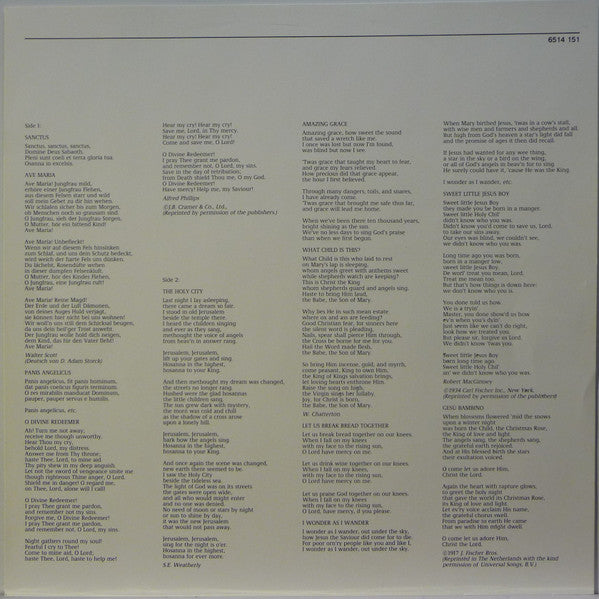 Jessye Norman / The Ambrosian Singers / Royal Philharmonic Orchestra / Alexander Gibson : Sacred Songs - Geistliche Lieder (LP, Album)