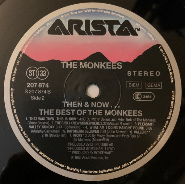 The Monkees : Then & Now... The Best Of The Monkees (LP, Comp, RE)