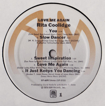 Rita Coolidge : Love Me Again (LP, Album, Ter)