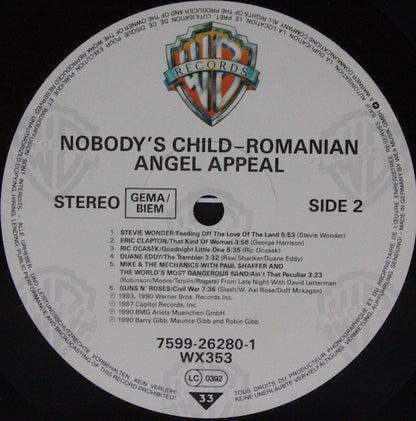 Various : Nobody's Child - Romanian Angel Appeal (LP, Comp)