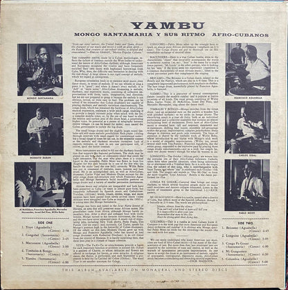 Mongo Santamaria Y Sus Ritmos Afro-Cubanos : Yambu (LP, Album, Mono, Red)