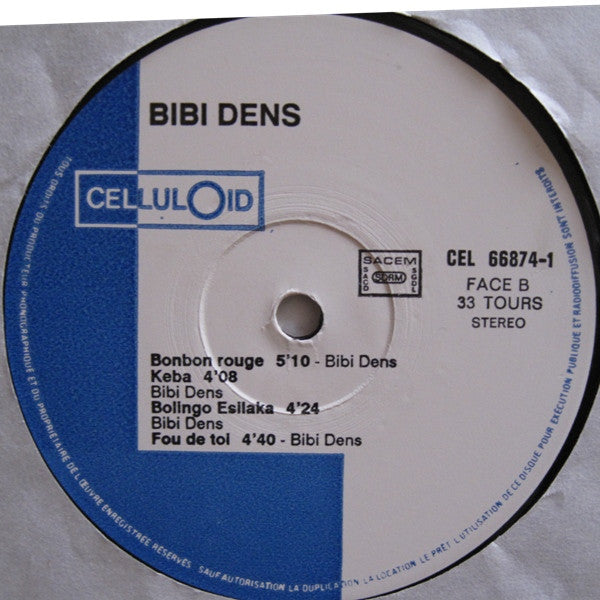 Bibi Den's Tshibayi & Les Marymbas : Bibi Dens & Les Marymbas (LP)