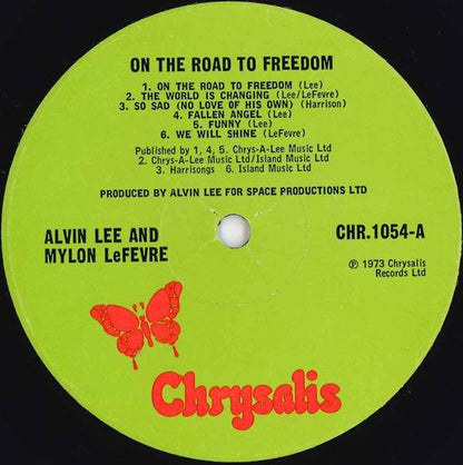 Alvin Lee & Mylon LeFevre : On The Road To Freedom (LP, Album, Gat)