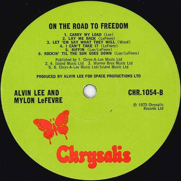 Alvin Lee & Mylon LeFevre : On The Road To Freedom (LP, Album, Gat)