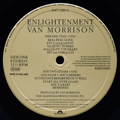 Van Morrison : Enlightenment (LP, Album)