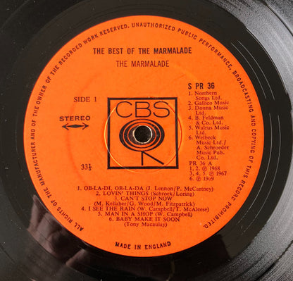 The Marmalade : The Best Of The Marmalade (LP, Comp)