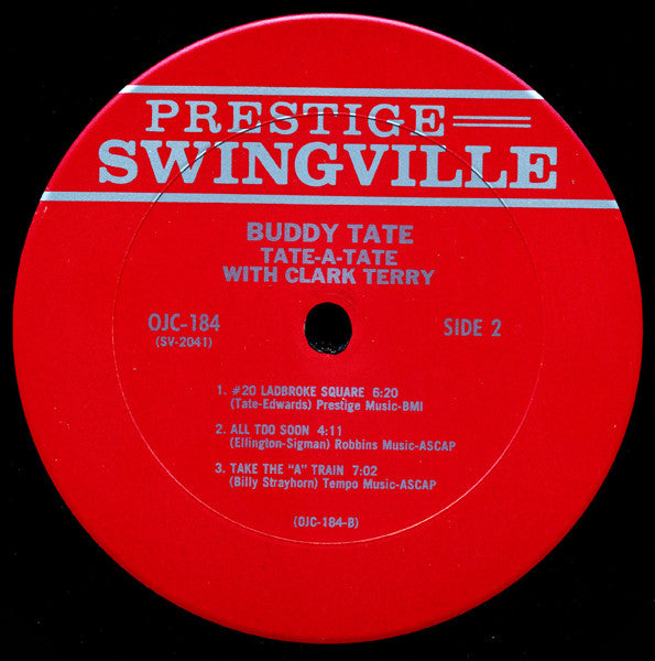 Buddy Tate With Clark Terry : Tate-A-Tate (LP, Album, RE)