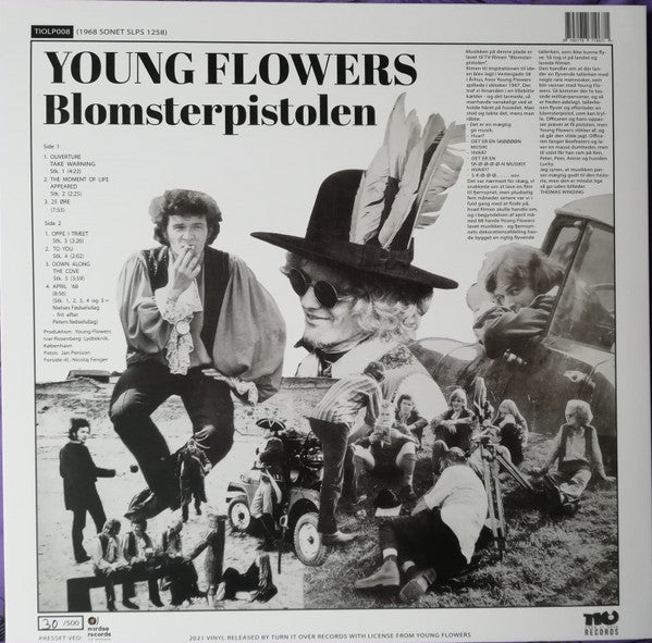 Young Flowers : Blomsterpistolen (LP, Album, Ltd, Num, RE, RM)