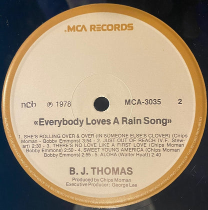 B.J. Thomas : Everybody Loves A Rain Song (LP, Album)