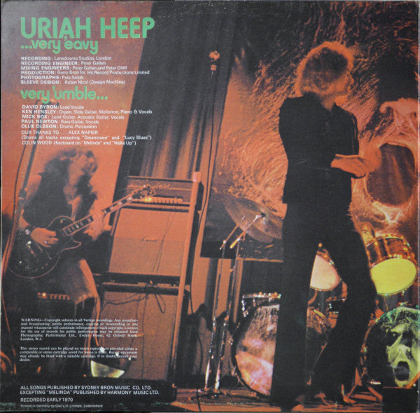 Uriah Heep : ...Very 'Eavy, ...Very 'Umble (LP, Album, Gat)