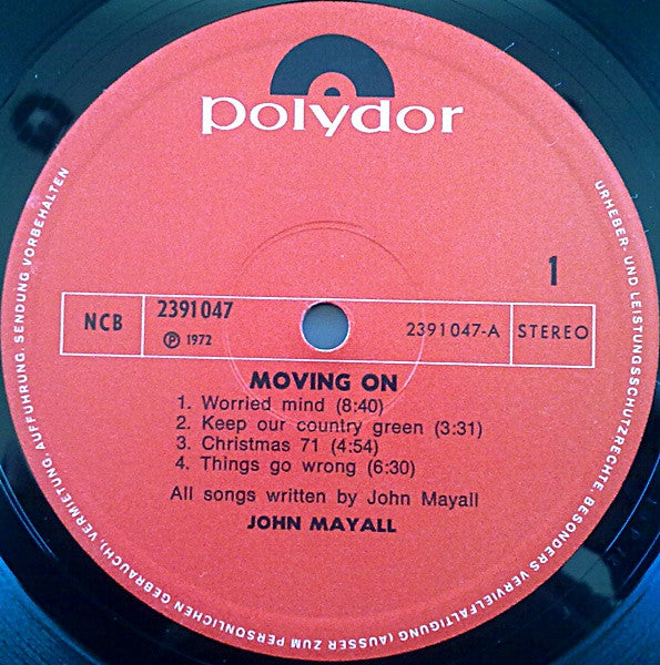 John Mayall : Moving On (LP, Album)