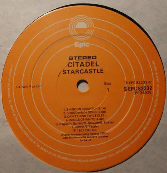 Starcastle : Citadel (LP, Album)