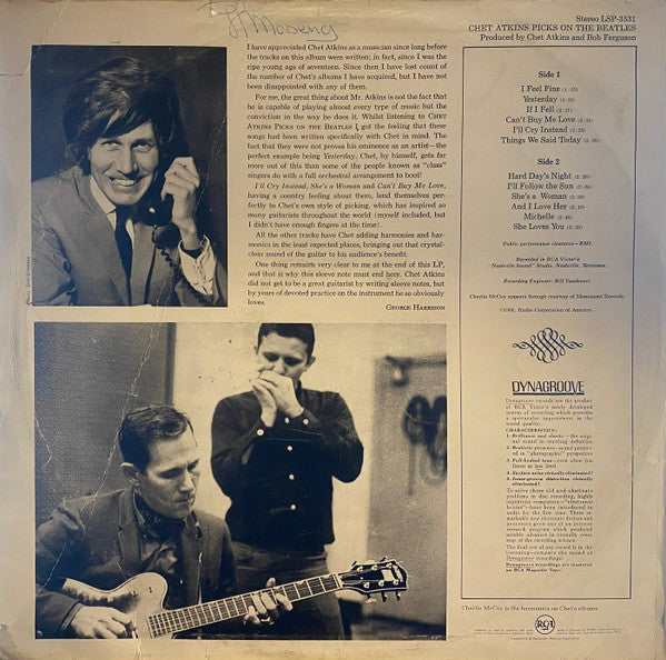 Chet Atkins : Picks On The Beatles (LP, Album)