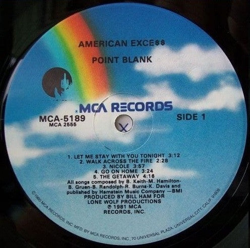 Point Blank (9) : American Exce$$ (LP, Album, Glo)