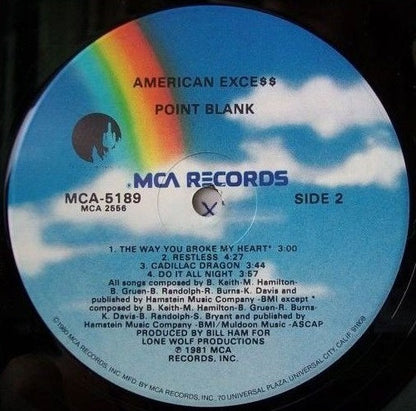 Point Blank (9) : American Exce$$ (LP, Album, Glo)