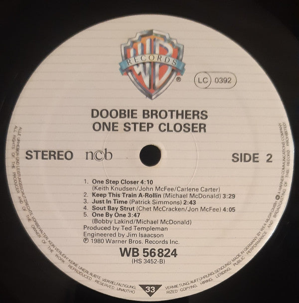 The Doobie Brothers : One Step Closer (LP, Album)