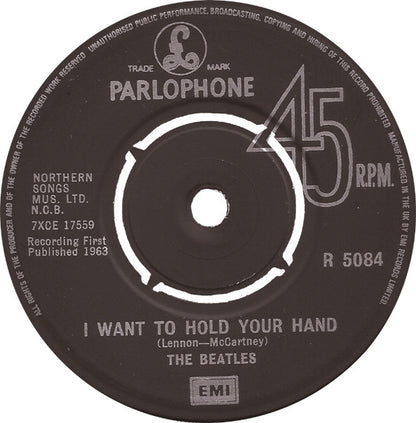 The Beatles : I Want To Hold Your Hand (7", Single, RE)