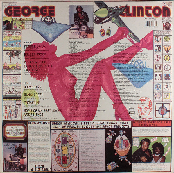 George Clinton : Some Of My Best Jokes Are Friends (LP, Album)