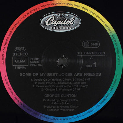 George Clinton : Some Of My Best Jokes Are Friends (LP, Album)