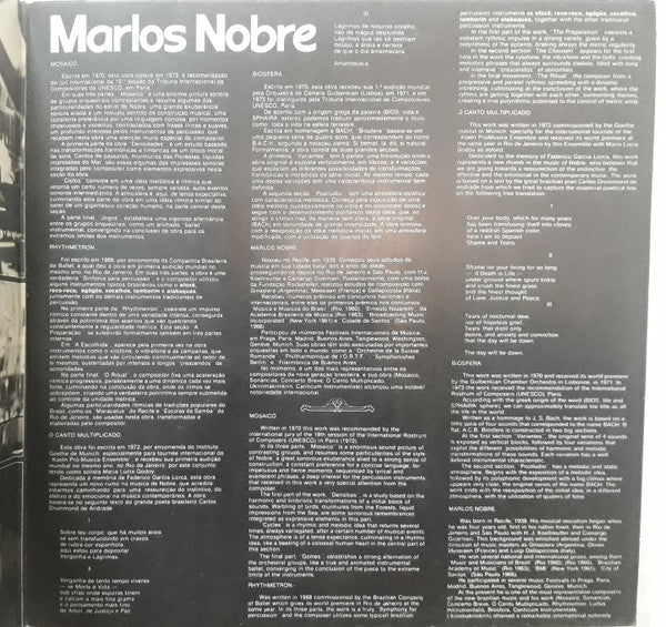 Marlos Nobre : Personalidades Vol. 1 (2xLP)