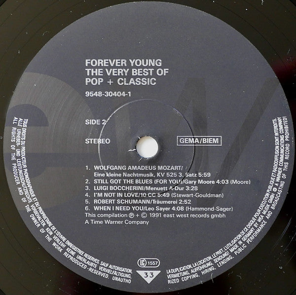 Various : Forever Young / The Very Best Of Pop And Classic (2xLP, Comp)