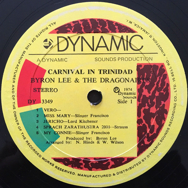 Byron Lee And The Dragonaires : Carnival In Trinidad (LP, Album)