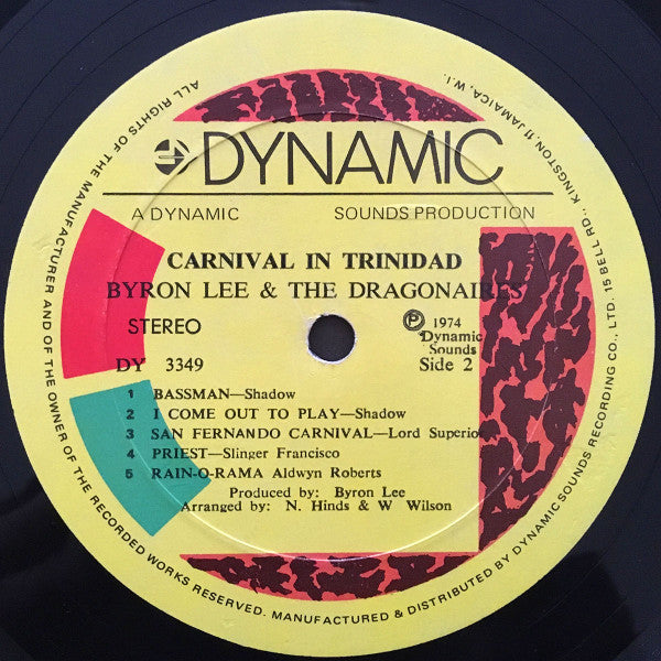 Byron Lee And The Dragonaires : Carnival In Trinidad (LP, Album)